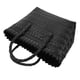 thumbnail image 3 of Bolso de mano tejido a mano, de paja, para playa, cesta de plástico para comestibles con asa para mujer, bolso de paja multifuncional para ir de compras, picnic y uso diario, 3 of 8