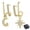 Gift Box, variant on Womens Zircon Hexagram Moon Drop Dangle Stud Earrings 925 Silver Plated Jewelry-Gift Bag