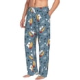 thumbnail image 6 of Gukieu Surf Shark Print Men's Home Trousers, Elastic Drawstring Home Pajamas Clothing Suitable for Adult Men-XX-Large, 6 of 6