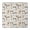 Shih Tzu And, variant on Chihuahua and Floral Yellow Pattern Square Fitted Tablecloth with Elastic Edge, Washable Table Cover for Home Kitchen Party and Daily Decor 36in(91cm)
