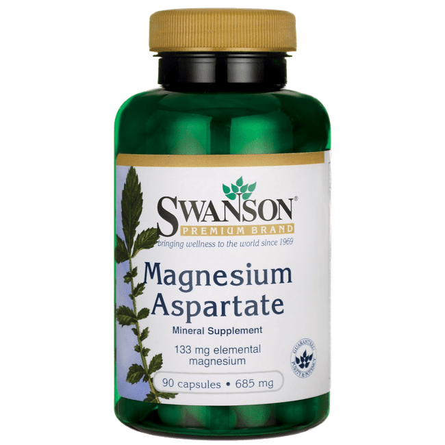 Swanson Magnesium Aspartate 133 mg Elemental Magnesium 685 mg 90