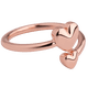 thumbnail image 2 of Anillo para Mujer Ajustable de Corazones LuckyLy, Modelo Rita rosa 7, 2 of 7