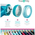 thumbnail image 4 of True & Tidy Tidy Battery-Operated Portable Fabric Lint Remover, Teal, 4 of 6