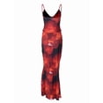 thumbnail image 2 of Maxi Skirt Set Floral Print Halter Top Maxi Skirt Going Out Outfits for Women Color M, 2 of 7