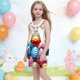 thumbnail image 4 of Vestido de Verano Casual Vestido sin Mangas para Niños Vestido de Pascua para Niños 3-10T, 4 of 6