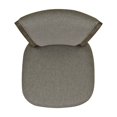 thumbnail image 6 of Henry 27” Armless Swivel Counter Height Bar Stool,Heathered Grey Linen,Gray Linen Furniture Dining Seating for Dining, 6 of 13