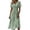 Green, variant on Dresses for Women Short Sleeve Wrap V-Neck Modest Dresses Casual Summer Dress Beach Vacation Sundress