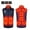 Navy#04, variant on Yteetum Heated Vest for Men and Women Plus Size Cotton Clothing Printing Dual-Control 11 Zone Three-Block Temperature Control Electric Heating Vest Heated Jacket Outdoors Smart Heating Jacket Coat