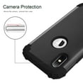 thumbnail image 3 of Dteck iPhone Xs Max Case, Dteck Heavy Dual Layer Rugged Shockproof Case Hard PC Protective Back Cover For Apple iPhone Xs Max 6.5 inch, Black, 3 of 7