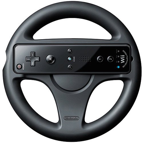 Nintendo Wii Wheel Black