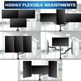 thumbnail image 4 of VIVO Pneumatic Triple Ultrawide Computer Monitor Desk Mount for Screens upto 49", 4 of 8