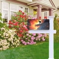 thumbnail image 7 of Bingfone Sunset Surfing Silhouette Magnetic Mailbox Cover Standard Size for Garden Yard Outdoor Decorations-21x18 in, 7 of 7