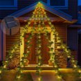 thumbnail image 4 of Luces solares LED para exterior, decoración de jardín, luz de ratán, rosa solar impermeable, cadena de luces de flores reales falsas, cadena de luces de plástico, 4 of 6