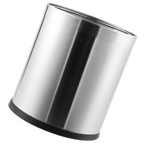 AURARMLET Stainless Steel Trash Can Silver for Home Use and Versatile