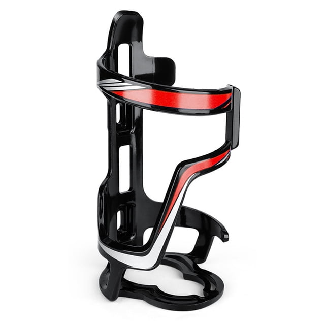Mountain Bicycle Bottle Cage Portable Removable Colorful Soft Drinks Fixing Cycle Cup Holder Outdoor Activity Biking Rack Black Red