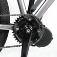 thumbnail image 3 of Chainset de bicicleta Bicicleta redonda Cerro de bicicleta Cadena de cadena Reemplazable Aleación de aluminio Anti-gota Ligero Ligero Ciclismo Diente Placa Individual Negro 36T Advancent OD003273-03, 3 of 7