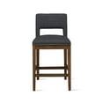 thumbnail image 6 of Home Square Fabric Counter Stool in Dark Gray Finish - Set of 3, 6 of 9