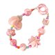 thumbnail image 1 of Asa de bolso con cuentas, decoración de correa de teléfono con cuentas para mujer, cadena de dijes para bolso Rosa, 1 of 9