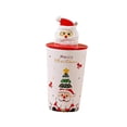 thumbnail image 2 of Vaso navideño Regalos navideños Taza Preciosa taza navideña de porcelana de 400 ml Estilo B, 2 of 9