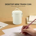 thumbnail image 2 of LABSERRON White Desktop Mini Trash Can 1Pack 5.5x3.8x3.8in, 2 of 11
