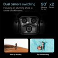 thumbnail image 4 of Fuebueo Clearance Drone with Camera 1080P for Kids and Adults Mini Drone FPV Drone with Brushless Motor, Altitude Hold, Gesture Selfie, One Key Take Off/Landing, 3D Flips, Waypoint Fly, 4 of 9