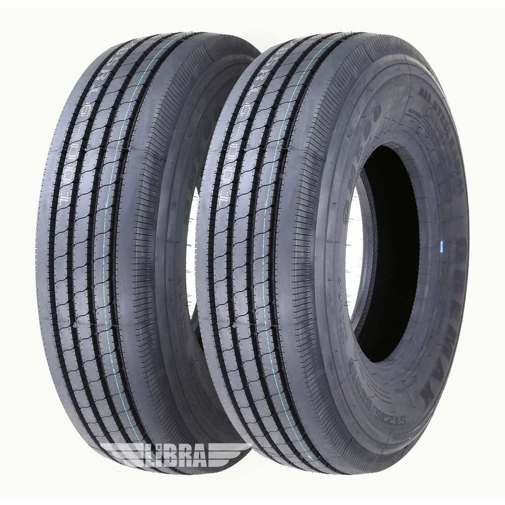 Set of 2 GREMAX All Steel ST235/85R16 14PR Heavy Duty RV Trailer Tires
