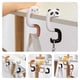 thumbnail image 2 of 4pcs gancho de cadena de llave de llave de panda flexible y plegable para la oficina en casa para la oficina en casa, 2 of 8