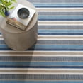 thumbnail image 5 of Dash & Albert Always Greener Handwoven Indoor/Outdoor Rug, 3' x 5', Blue/Grey, 5 of 6