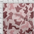 thumbnail image 3 of oneOone Rayon Brown Fabric Abstracts Sewing Material Print Fabric By The Yard 56 Inch Wide, 3 of 4