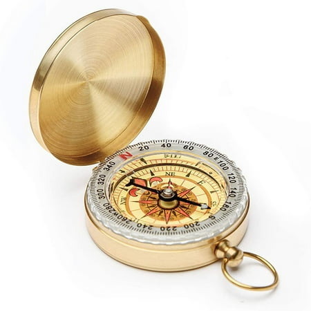 Compass, Metal Camping Compass, Pocket Compass, Waterproof Compass ...