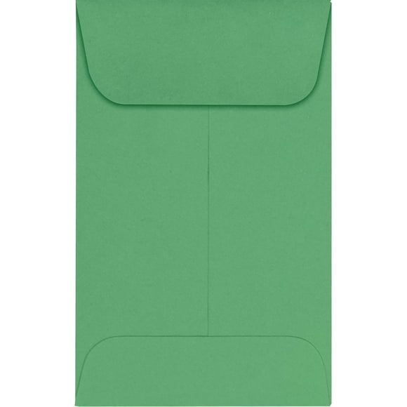 LUXPaper 1 Enveloppes de Pièces / 2 1/4 Pouces x 3 1/2 Pouces / Vert Vacances / Texte 80lb / 250 Qt