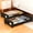2pcs Black, variant on XXL 15.85 Gallon Rolling Metal Drawer for Under-Bed Storage, Ideal for Shoes And Clothes, Large Containers with Lid for Room Organization