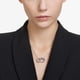 thumbnail image 5 of Collar con colgante Swarovski Dextera con forma de lazo entrelazado, transparente, 5 of 6