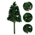 thumbnail image 4 of FENGGUIQU Mini Trees for Crafting Dark Green ABS 10Pcs for Building Model, 4 of 4