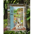 thumbnail image 3 of Carolines Treasures ASA2144GF Welsh Springer Spaniel At The Cottage Door Flag Garden Size, 3 of 3