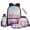 Axolotl Cherry Blossom, variant on Gothic Black Cat Backpack for 4th-5th Grade Girls Ages 8-10, 17 Inch Lightweight Sturdy Bookbag with Lunch Box, Pencil Case, Water Bottle Holder & Keychain, Set of 5, Back to School