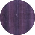 thumbnail image 1 of Ahgly Company Machine Washable Indoor Round Abstract Blue Contemporary Area Rugs, 4' Round, 1 of 4