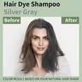 thumbnail image 2 of 2 Pack Silver Gray Hair Dye Shampoo 3 in 1, Instant Hair Color Shampoo Changes Hair Color Women & Men, Easy To Use & Lasts 3-4 Weeks & All Hair Types, 16.9 fl.oz, 2 of 7