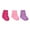 Grape/Lilac/Candy Pink, variant on Sierra Socks Newborn Bootie Cotton Turn Cuff Socks for Baby Boy & Girls, Baby's First Socks, Seamless Turn Cuff Socks, 3 Pair Pack