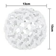 thumbnail image 3 of Filet de Protection pour Chignon Filles Femmes Fait Main Maille Perles Décor Élastique pour Ballet Danse Patinage, 3 of 9