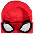 thumbnail image 3 of Spider-Man Knitted Beanie Hat with Spider-Man Mask Design, 3 of 3