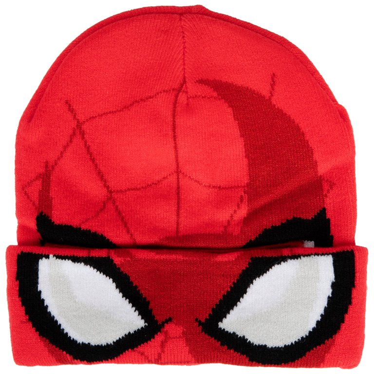 ftiスパイダーマンビーニー Marvel Spider-Man Kids Roll-Down Transformable Beanie Hat