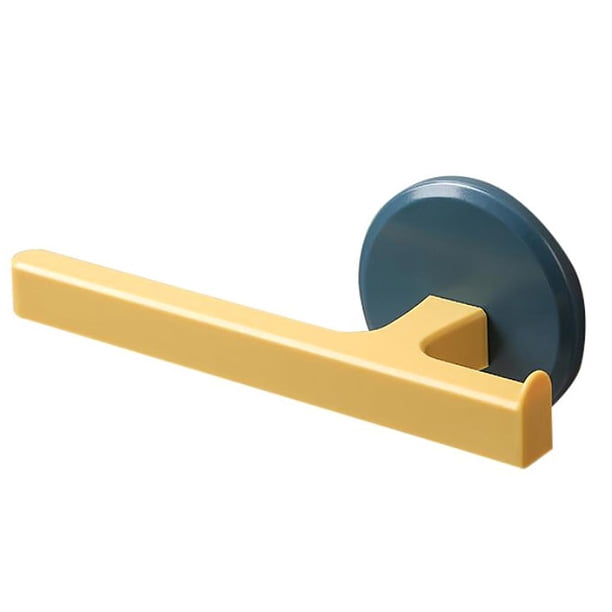 Billuyoard Toallero en forma de T Estante de almacenamiento de toallas de un solo poste Soporte de secado de toallas de perforación con diseño Accesorios de baño No.1 Billuyoard HA026808-01