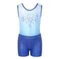 thumbnail image 3 of Gymnastics Leotards for Girls Sparkly Rhinestone Dance Unitards Biketards with Shorts Activewear, 3 of 9