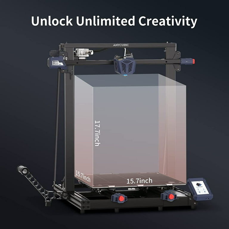 Anycubic Kobra Max 3D Printer, Large 3D Printer with Auto Leveling  Pre-Installed, Stronger Construction and Higher Precision, Filament Run-Out