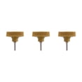 thumbnail image 2 of QualitChoice Electric Drill Disc Brush Polishing Detailing Power Scrub Pad Kitchen Sinks Housekeeping Garage Supplies Attachment Yellow 3 Inch 3Set, 2 of 6
