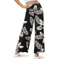 thumbnail image 1 of Pantalon Large Extensible pour Femmes, Pantalon Décontracté Confortable Taille Haute, 1 of 5