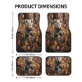 thumbnail image 2 of Cauagu Cute Fallen Leaf Koala Pattern Car Floor Mat Set of 4,Car Carpet Mats Car Mats with Anti-Slip Backing & Driver Heel Pad Universal Fit for Cars/Trucks/SUV/Vans, 2 of 6