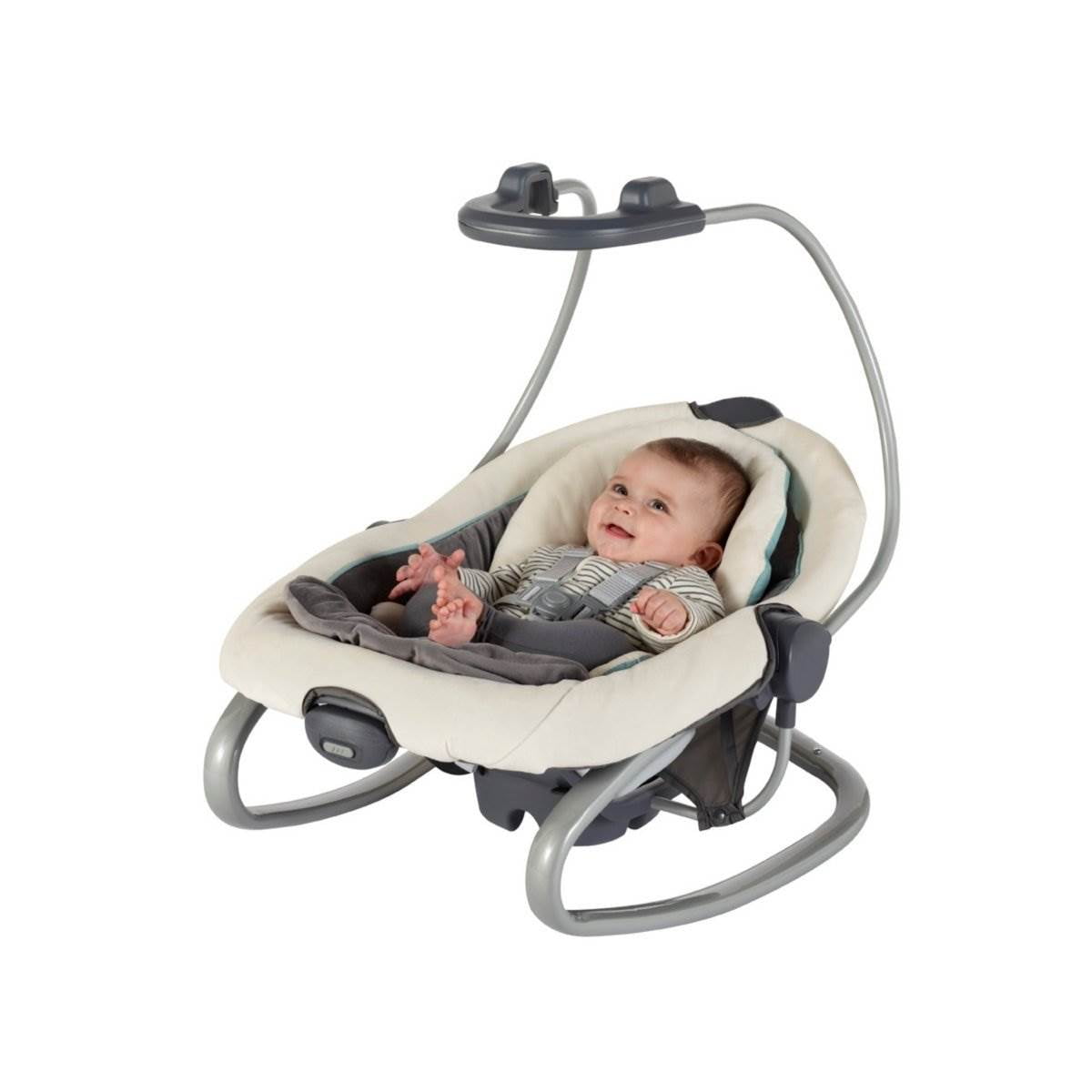 Graco DuetSoothe LX Multi Directional Baby Swing and Rocker Removable Seat Simple Soothe Winslet 1852655 Walmart