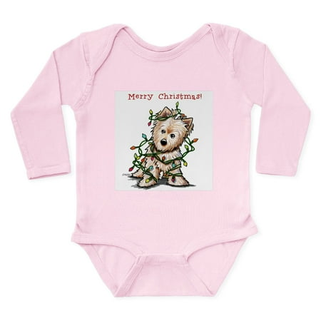 

CafePress - Christmas Kiniart Norw Long Sleeve Infant Bodysuit - Long Sleeve Cotton Baby Bodysuit